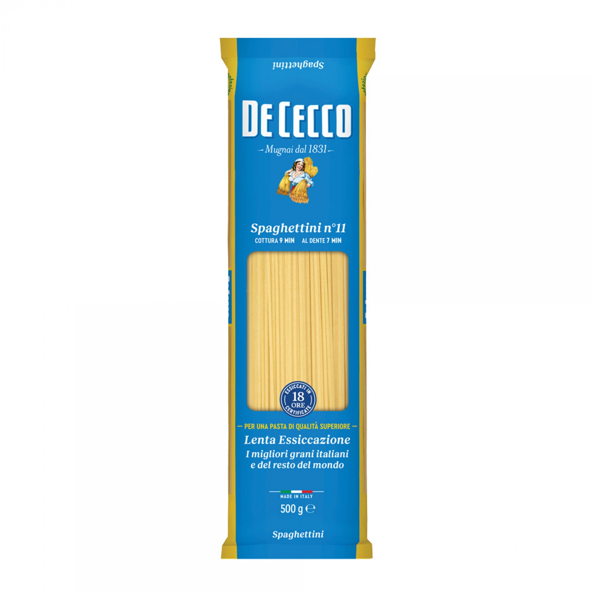 Ζυμαρικά Spaghettini no. 11 De Cecco 500gr